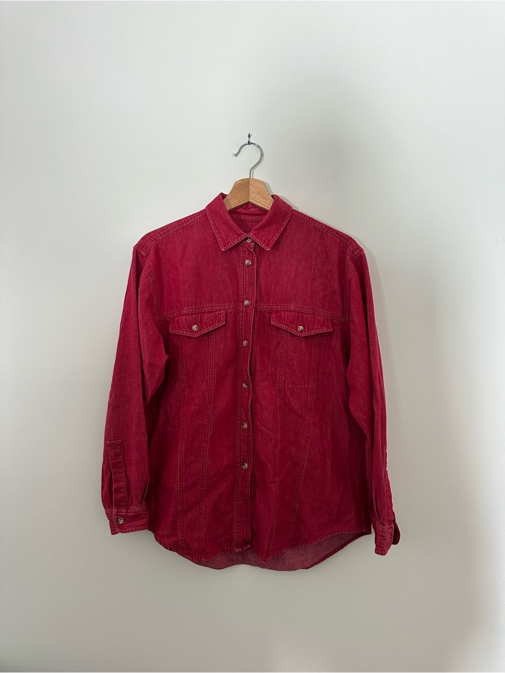 Vintage Chaus Jeanswear Dark Red Western Shirt